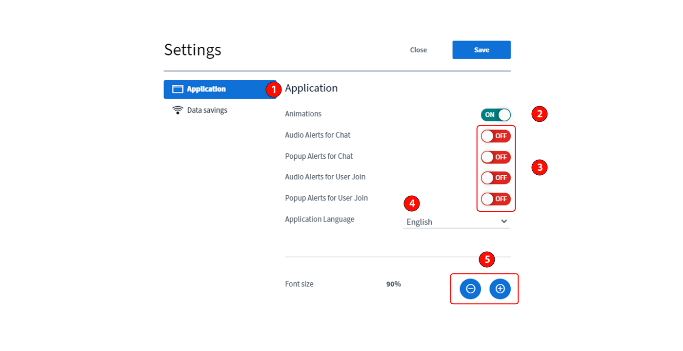 Manage Application Settings